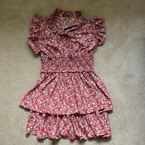 Floral peasant dress